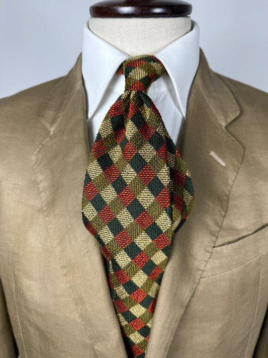 Cravatta Ermenegildo Zegna grenadine a losanghe