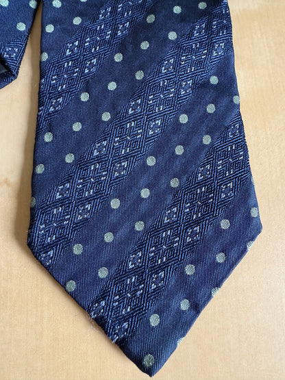 Cravatta Romeo Gigli blu pois e righe