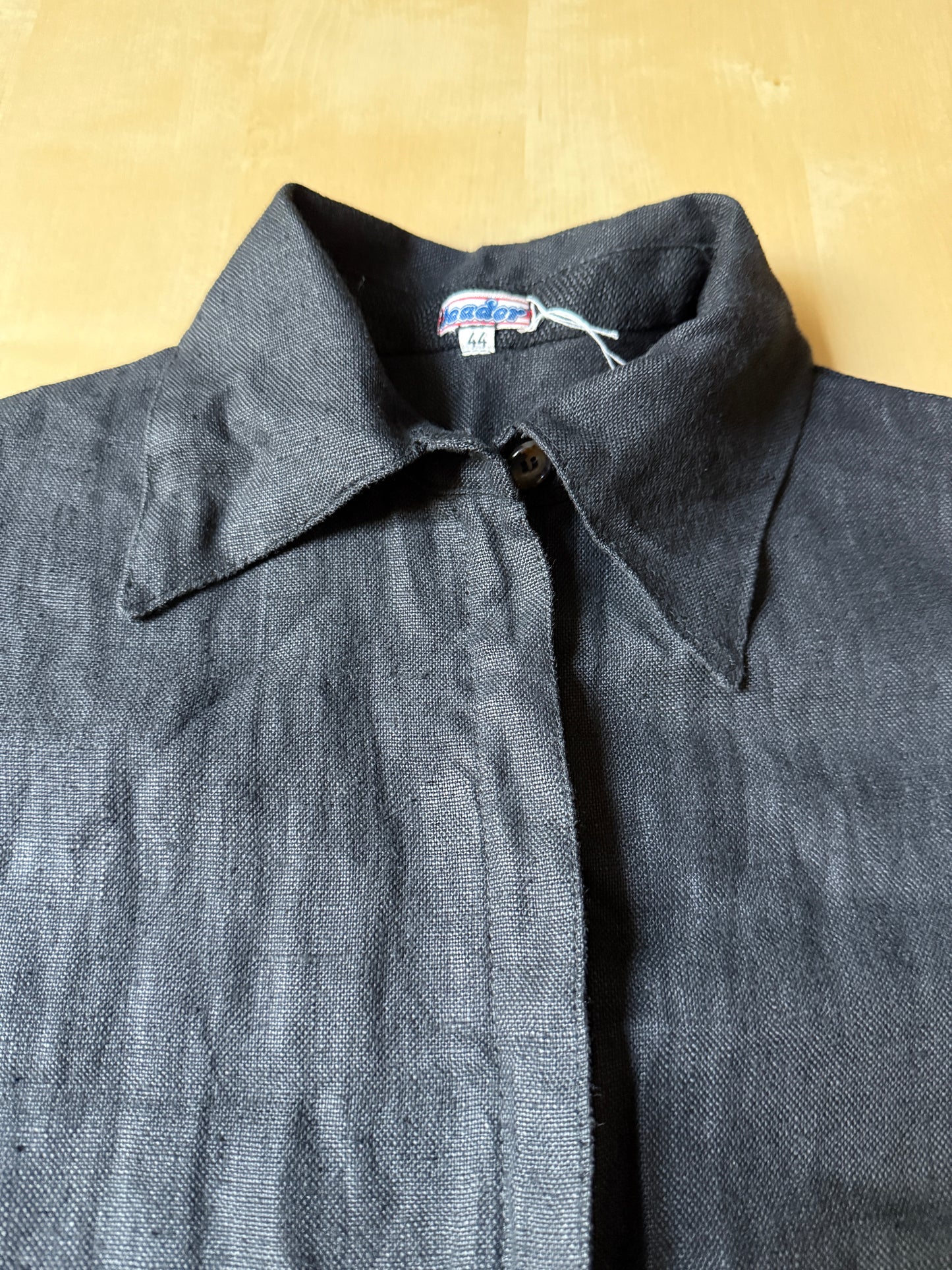 Tuta in lino nera anni ‘70 - tg. 44