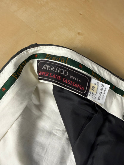 Pantaloni fresco lana verde scuro anni '80 (NOS) - tg. 48/50