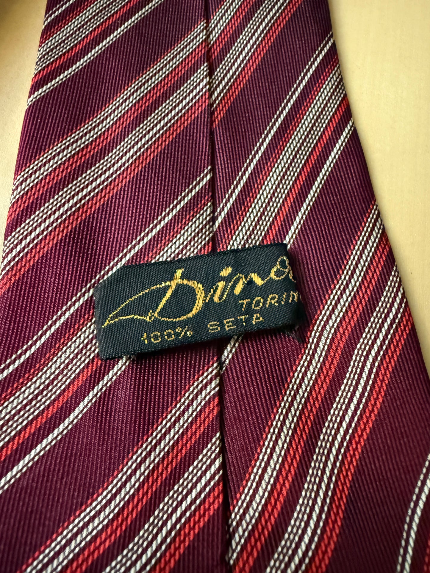 Cravatta anni ‘70 a righe