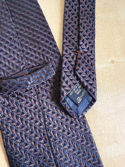 Cravatta Ermenegildo Zegna effetto rilievo