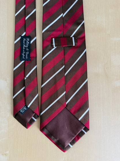Cravatta inglese Holiday & Brown regimental