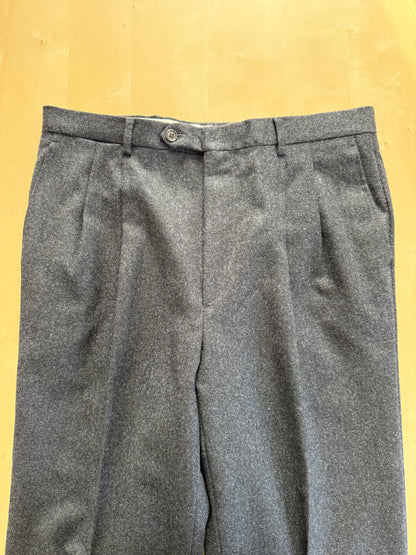 Pantaloni anni ‘80 flanella grigio antracite - tg. 50