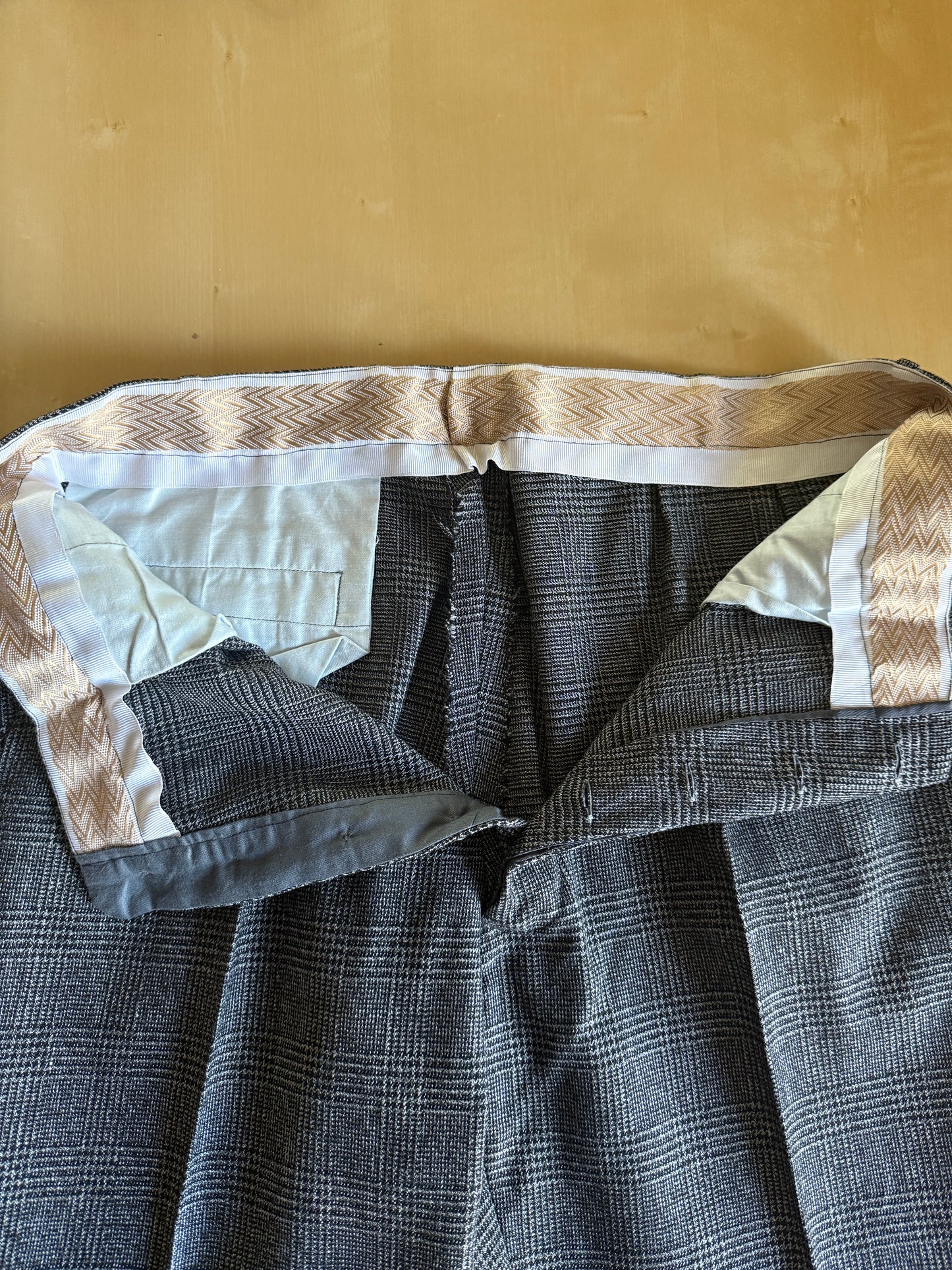 Pantalone sartoriale anni ‘60/‘70 principe di Galles - tg. 54