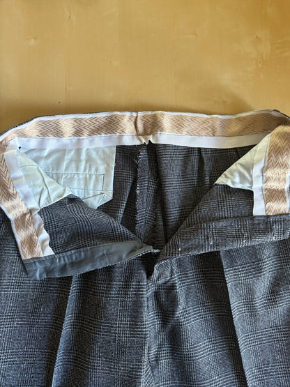 Pantalone sartoriale anni ‘60/‘70 principe di Galles - tg. 54