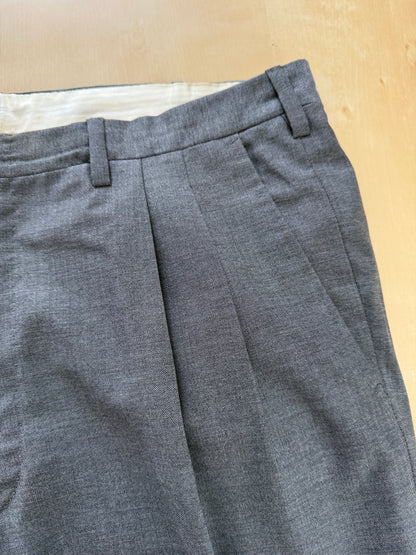Pantaloni sartoriali fresco lana trama herringbone - tg. 52