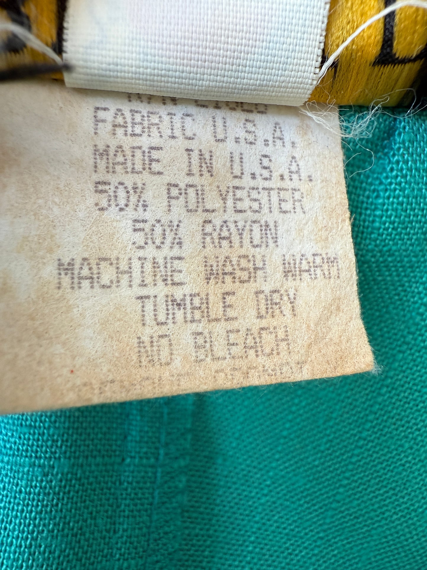 Abito blazer americano anni ‘70/‘80 verde acqua - tg. S/M