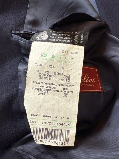 Blazer navy anni ‘80 in panno di lana - tg. 56