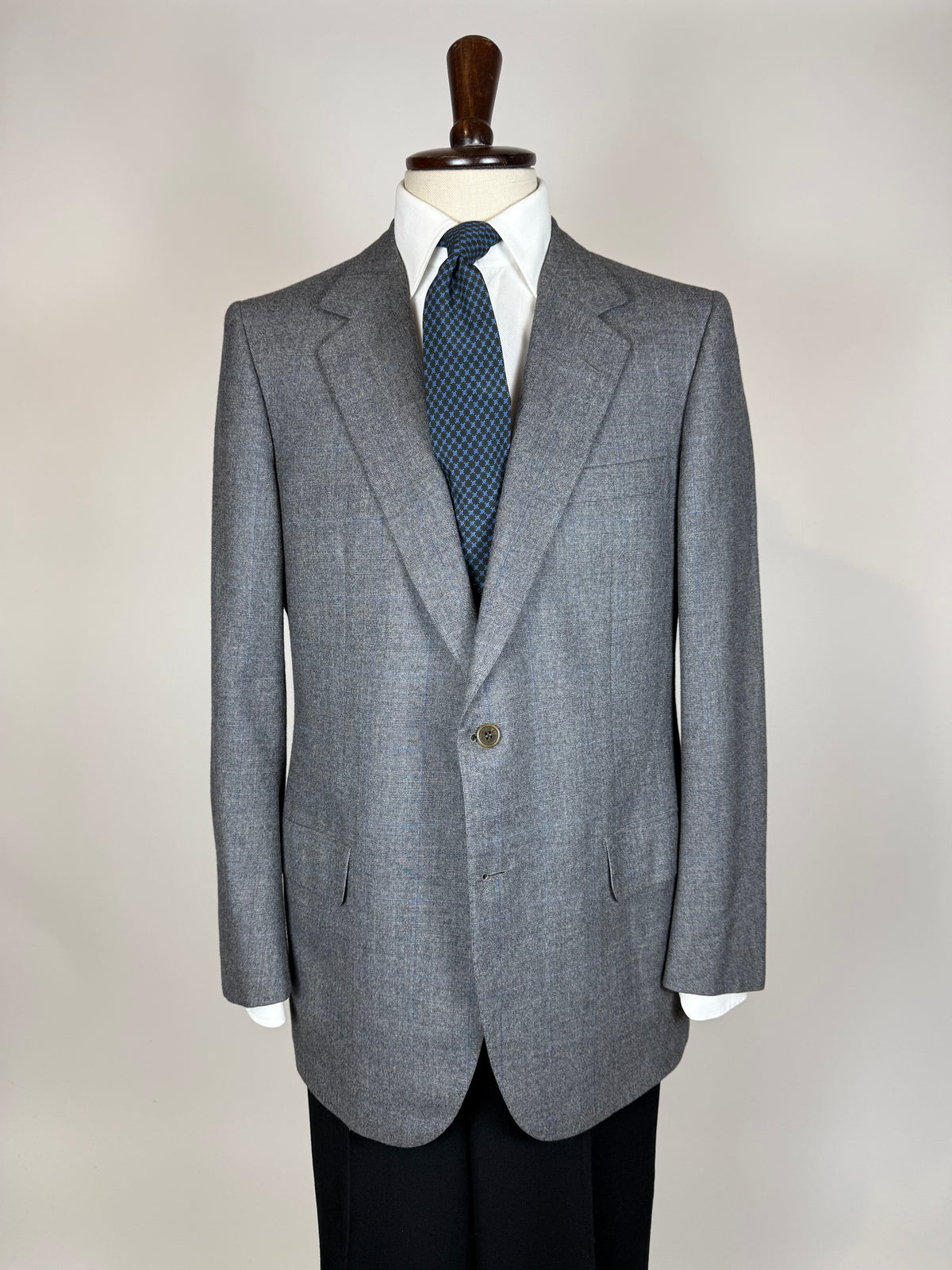 Giacca Brioni anni '80 flanella principe di Galles - tg. 52/54
