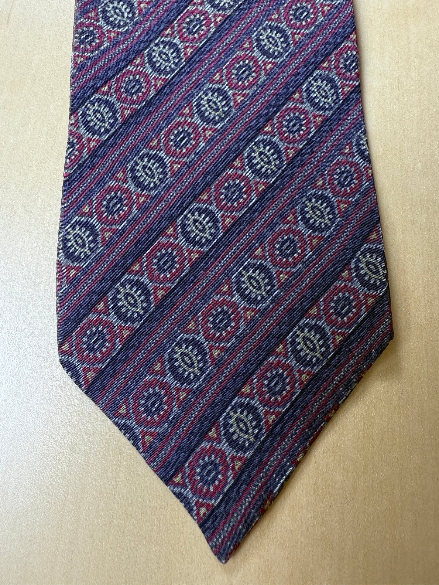 Cravatta Missoni geometrica viola lilla