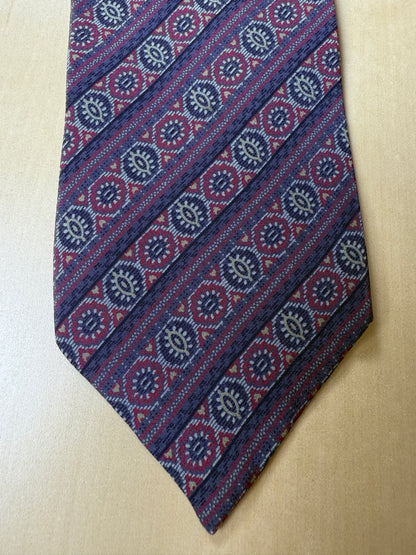 Cravatta Missoni geometrica viola lilla