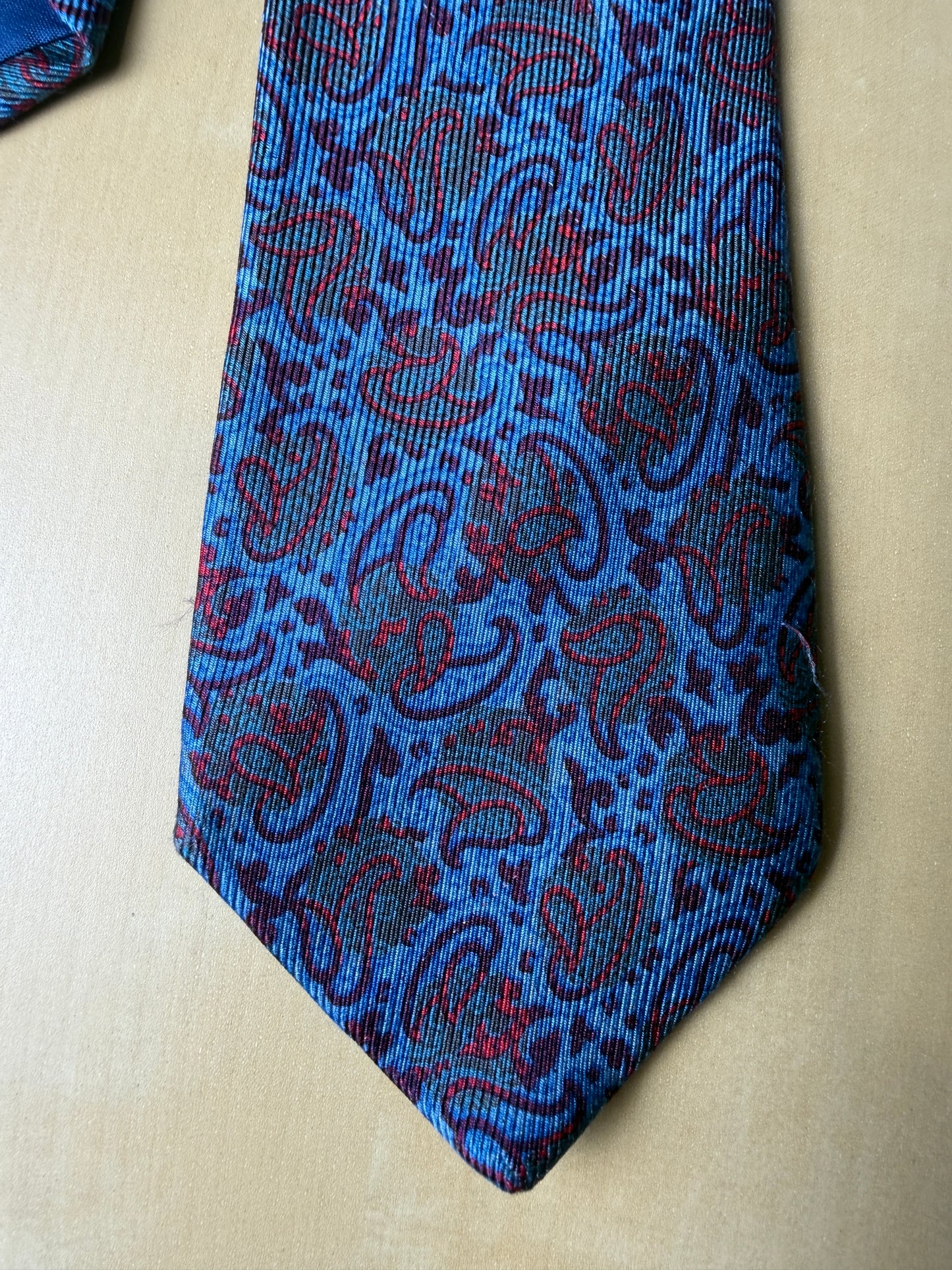 Cravatta Prochownick blu paisley