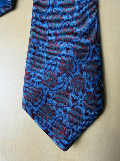 Cravatta Prochownick blu paisley