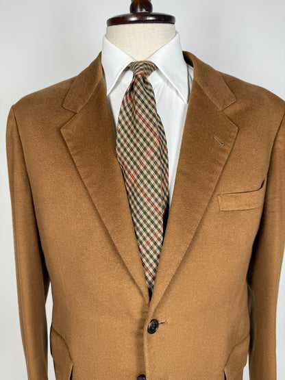 Giacca sartoriale in panno 100% cashmere Loro Piana - tg. 52/54 corta