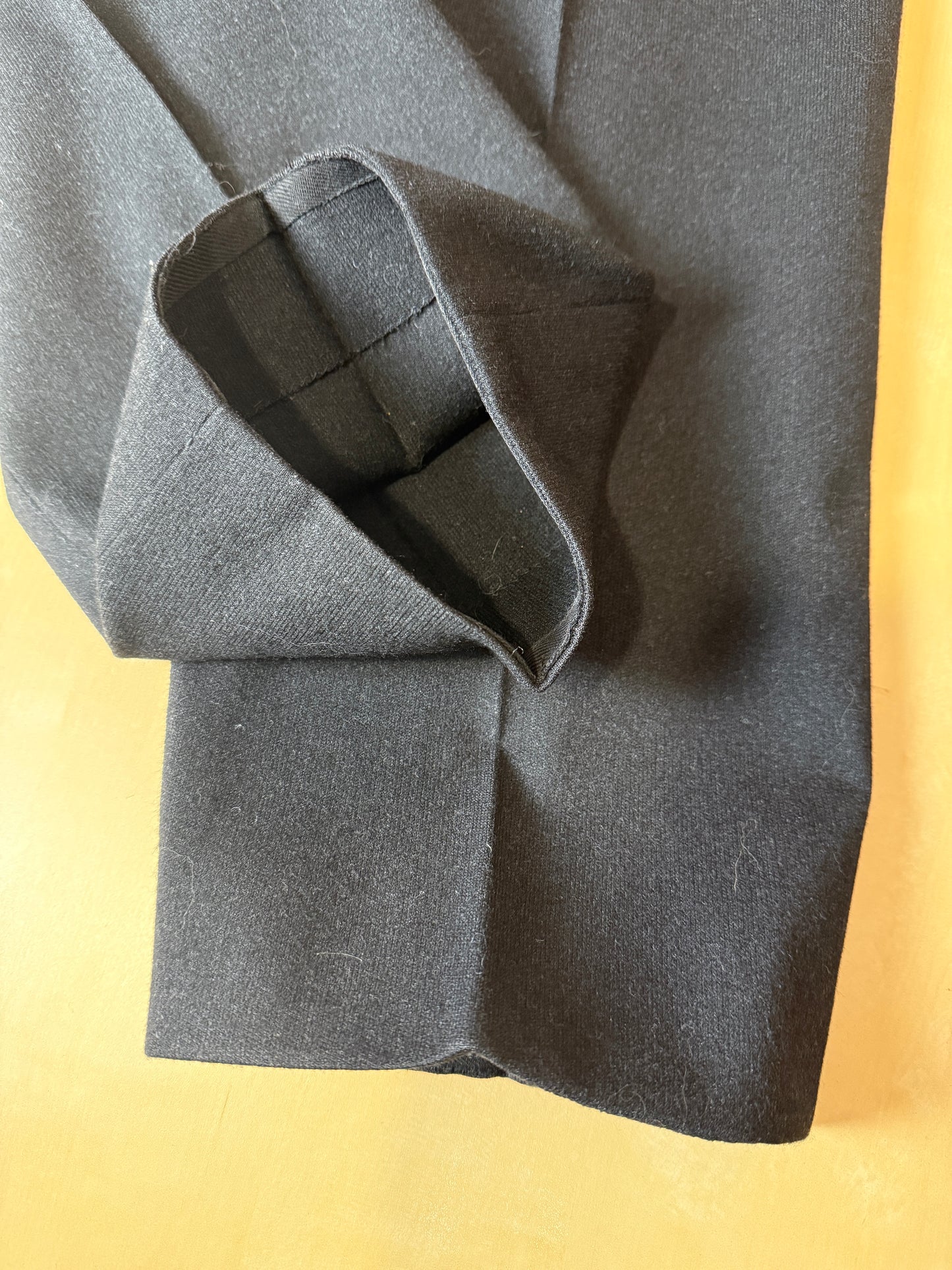 Completo anni ‘60 sartoriale flanella antracite - tg. 46