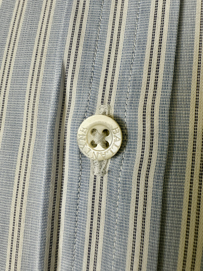 Camicia Ballantyne azzurra a righe - tg. L collo 42