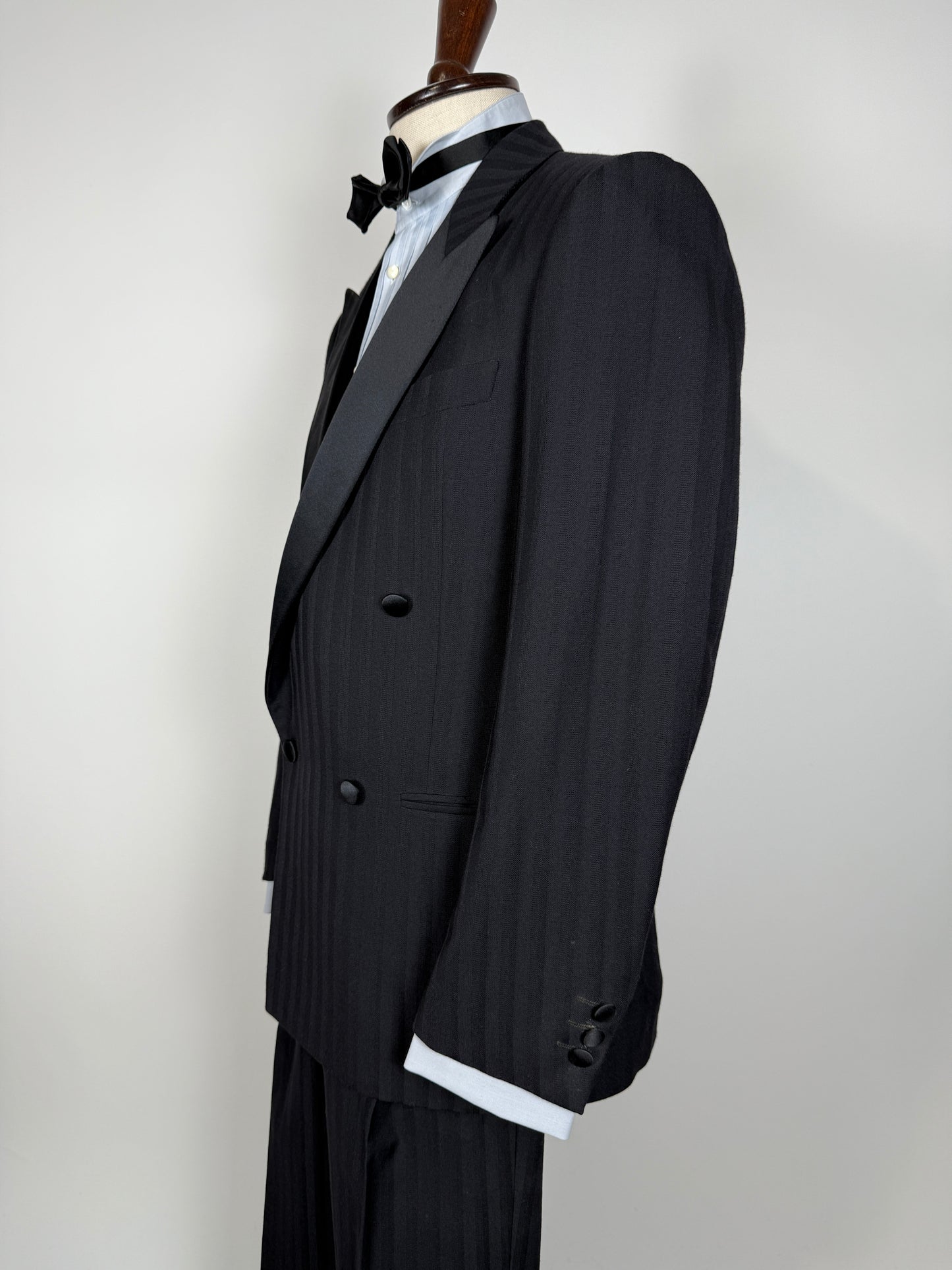 Smoking doppiopetto Corneliani anni ‘80 - tg. 44/46 drop alto