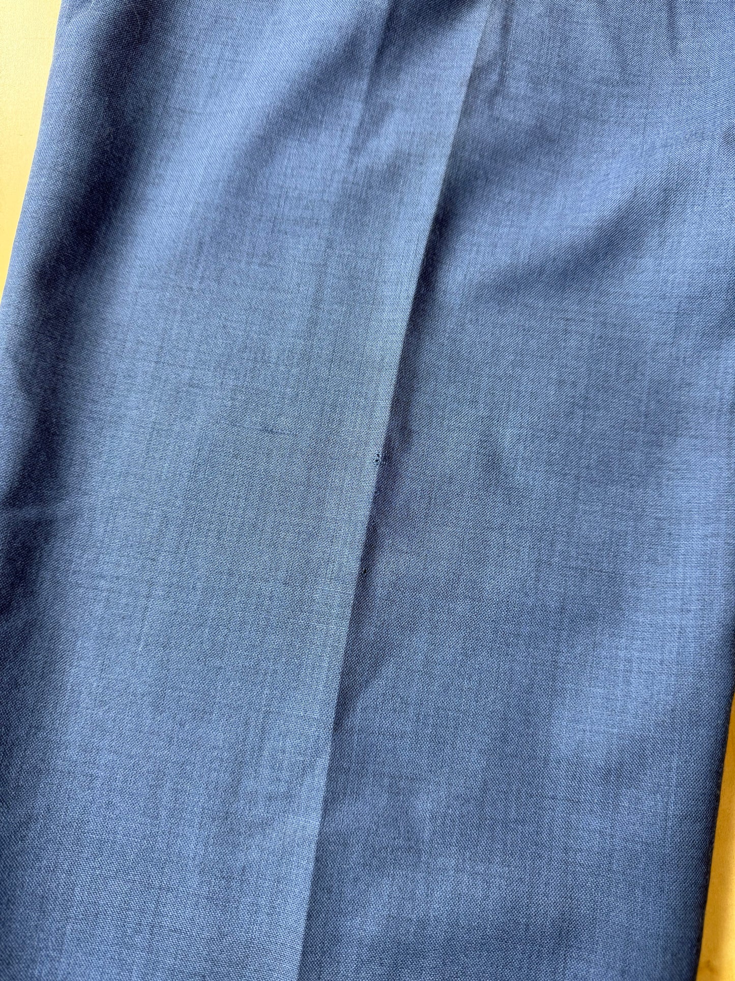 Pantaloni fresco lana blu cobalto anni '90 (NOS) - tg. 50