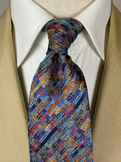 Cravatta Missoni tasselli multicolore