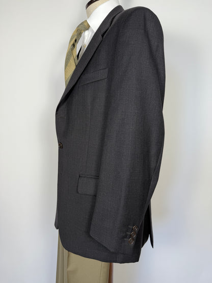 Giacca Missoni anni '80 lana pettinata grigio antracite - tg. 52