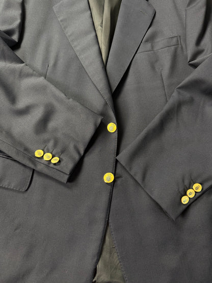 Blazer navy flanella pettinata - tg. 56