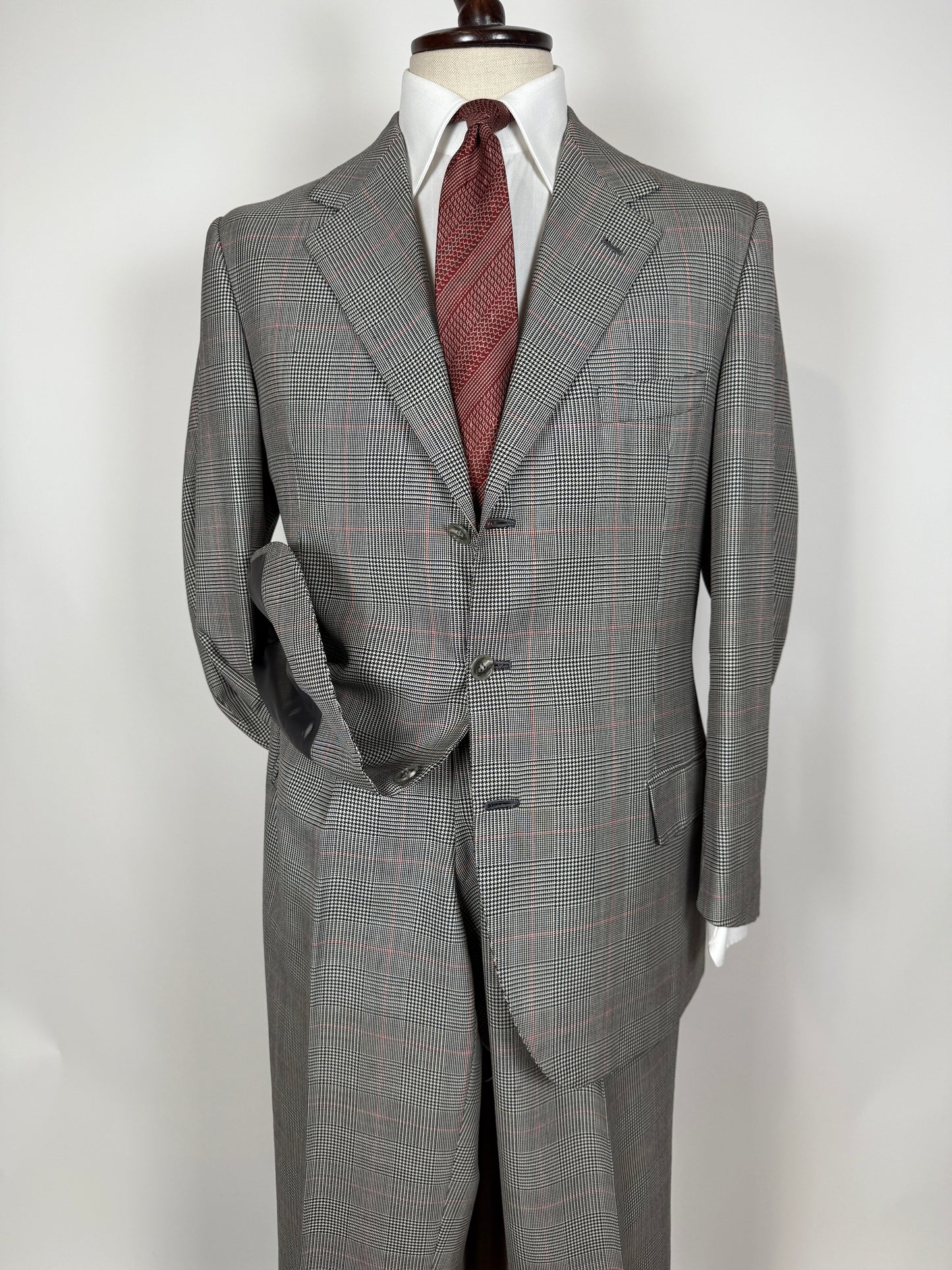 Completo sartoriale principe di Galles pettinato - tg. 52