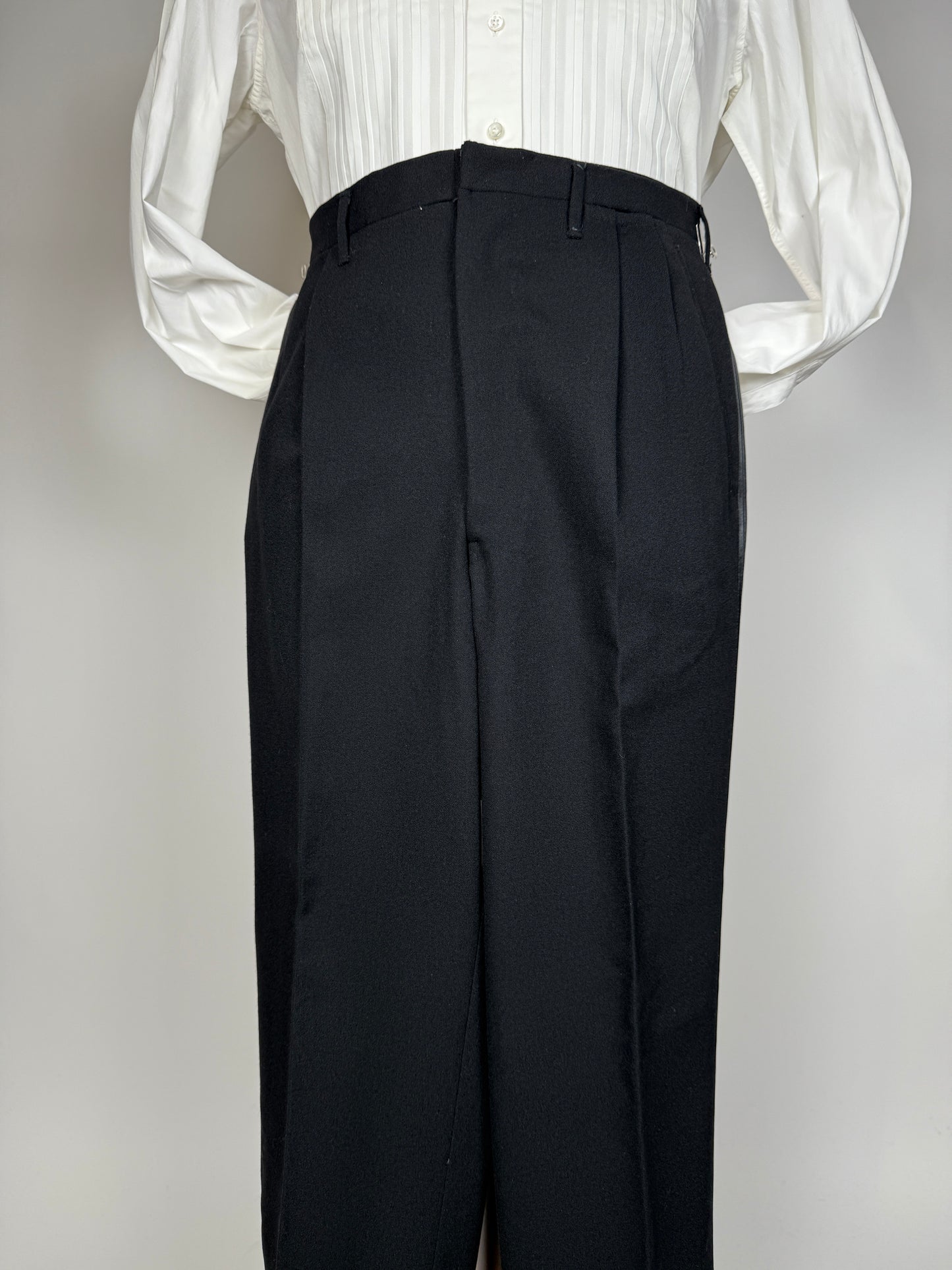 Smoking doppiopetto sartoriale anni ‘50 - tg. 46/48 (pantaloni 44)