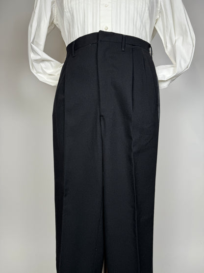 Smoking doppiopetto sartoriale anni ‘50 - tg. 46/48 (pantaloni 44)