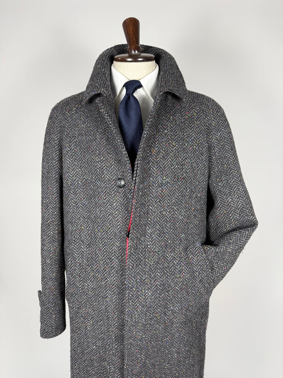 Cappotto raglan De Paz in donegal tweed - tg. 56-60