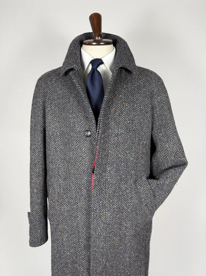 Cappotto raglan De Paz in donegal tweed - tg. 56-60