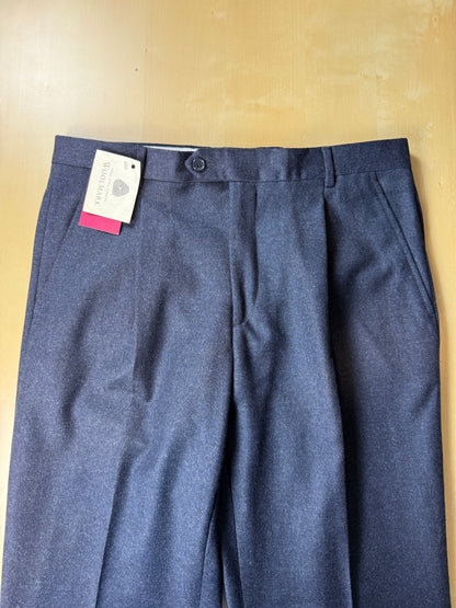 Pantaloni flanella blu notte anni '90 (NOS) - tg. 50