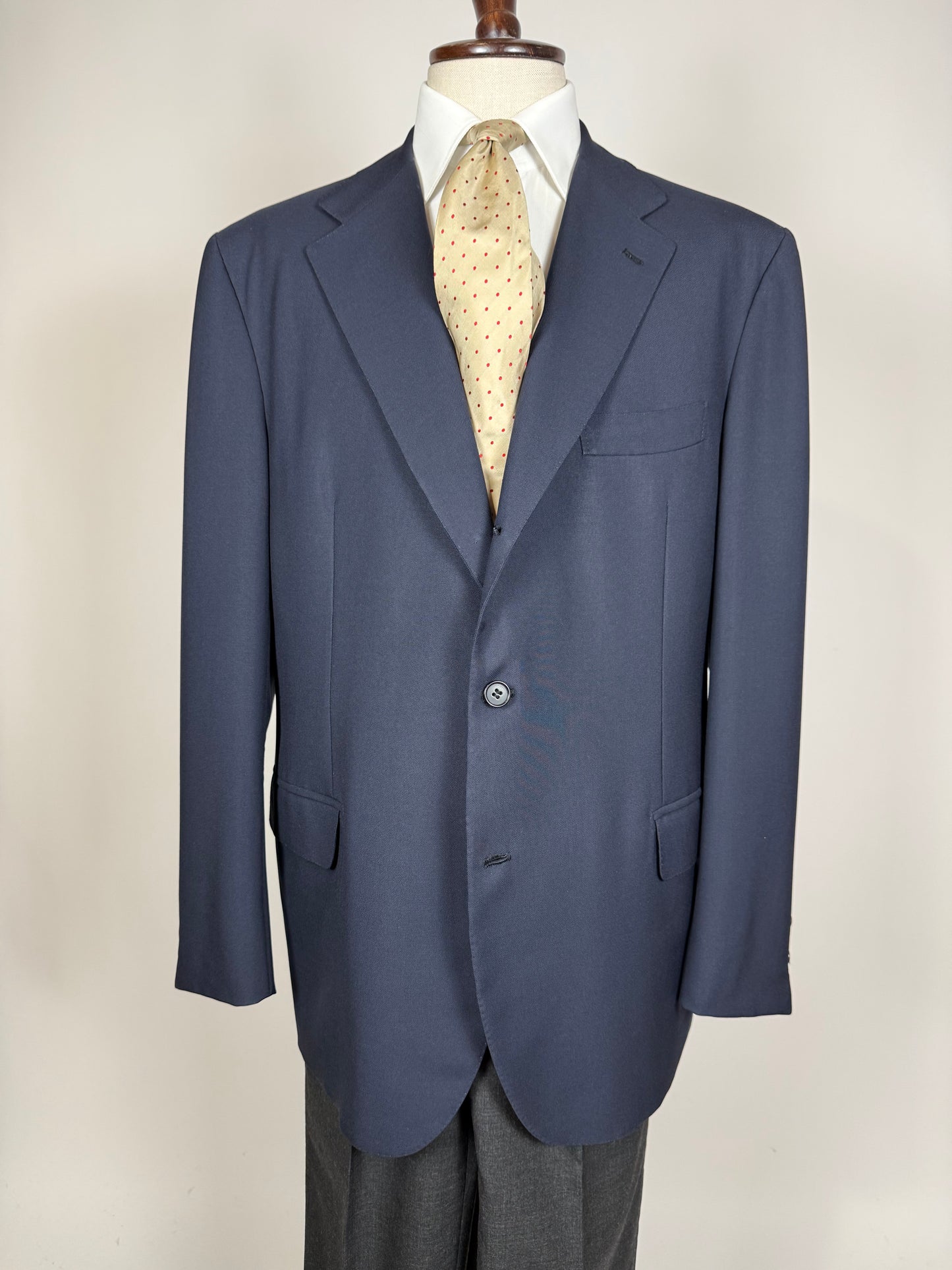 Giacca sartoriale grisaglia blu - tg. 58/60