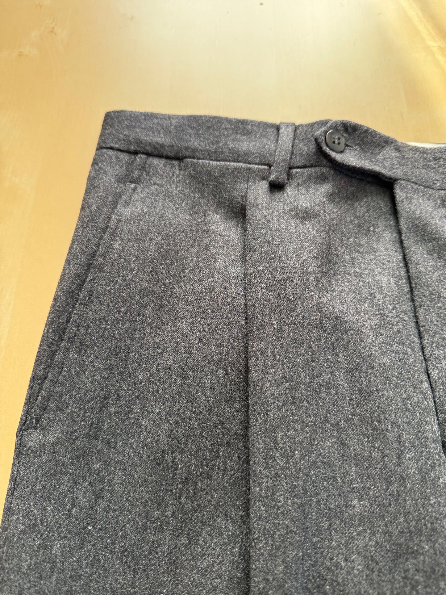 Pantaloni anni ‘90 flanella antracite (NOS) - tg. 46/48