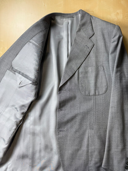 Giacca sartoriale anni '70 in grisaglia pettinata - tg. 50