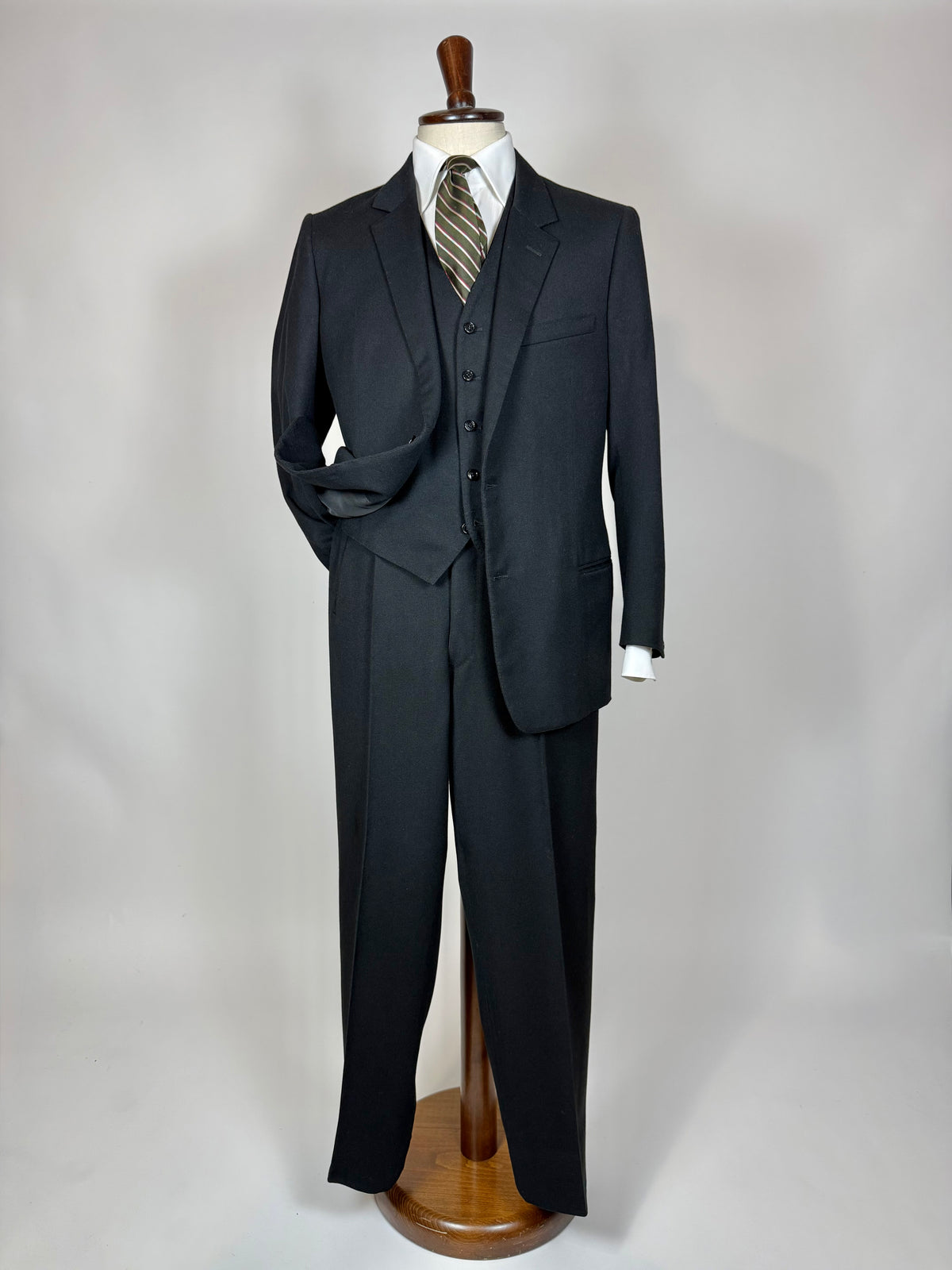 Completo 3 pezzi anni '50/'60 nero - tg. 50