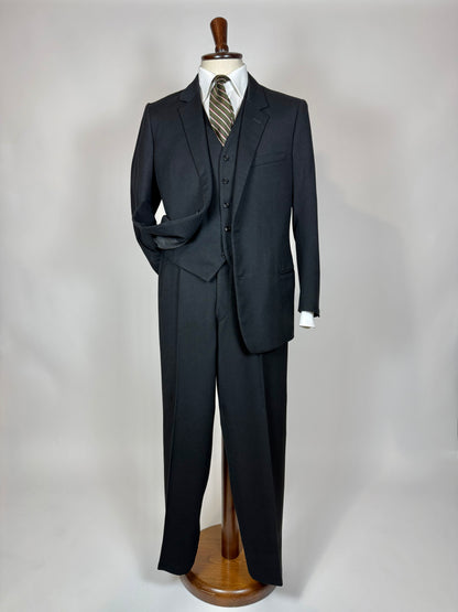 Completo 3 pezzi anni '50/'60 nero - tg. 50