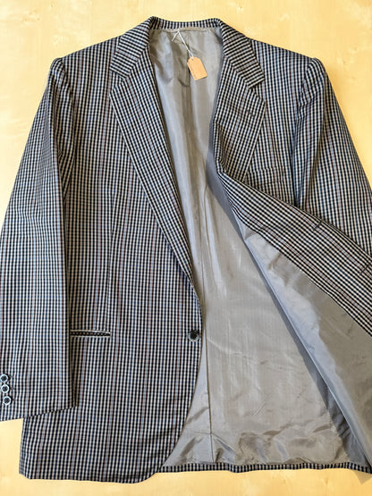 Giacca sartoriale in flanella pettinata check - tg. 50/52