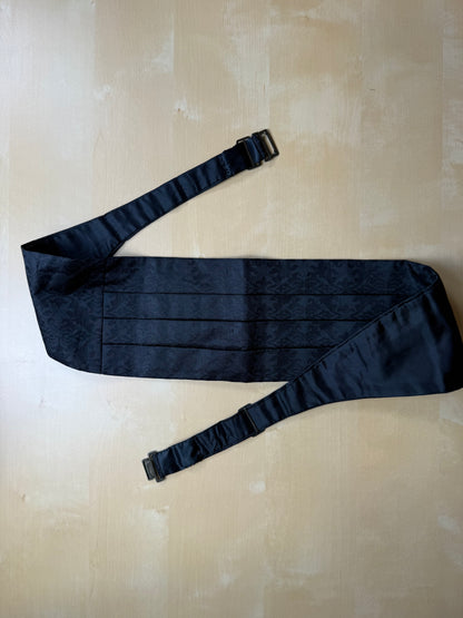 Fascia da smoking Pal Zileri in seta damascata - 113 cm