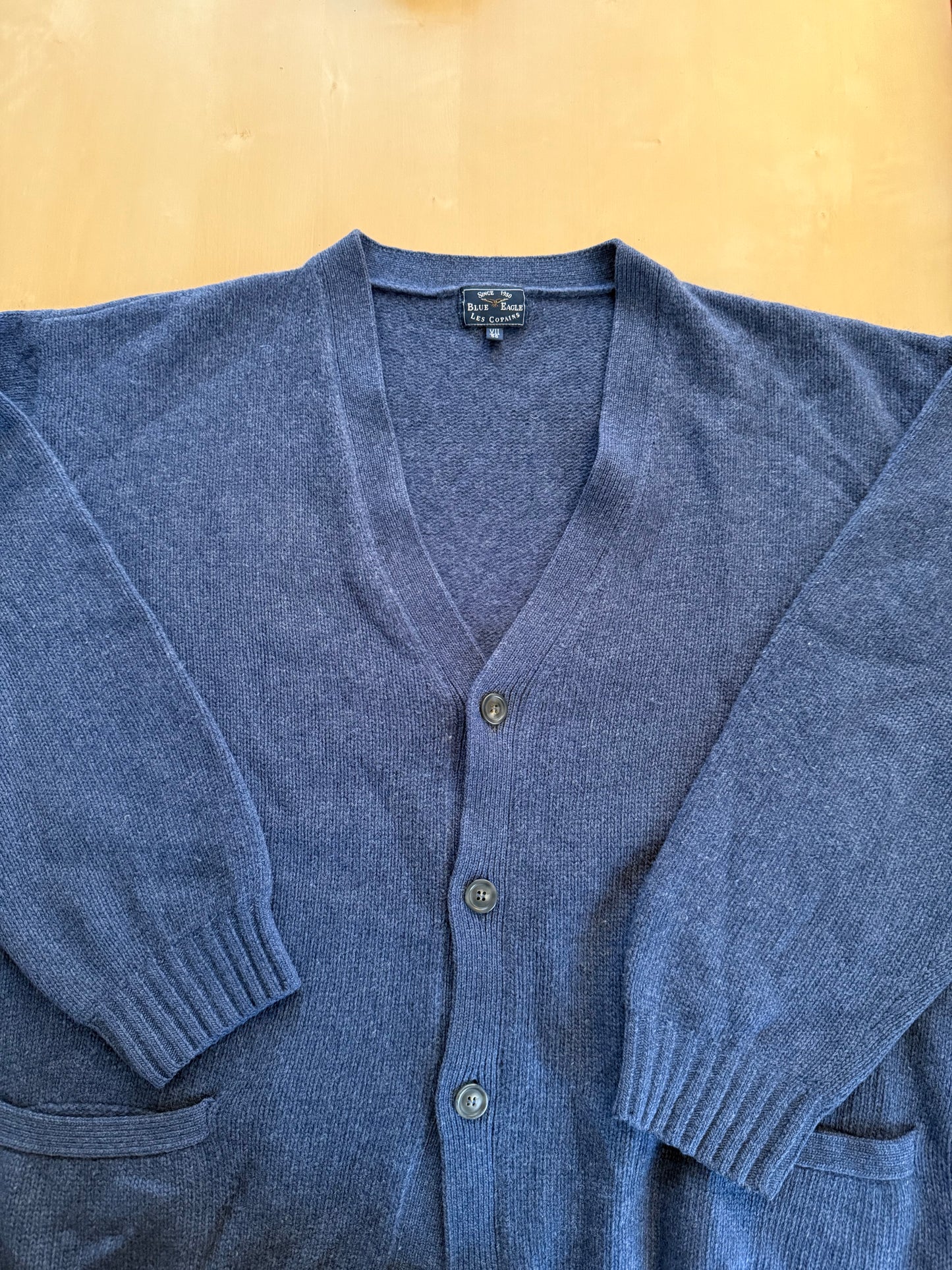 Cardigan vintage Les Copains in pura lana - XL (56-58)