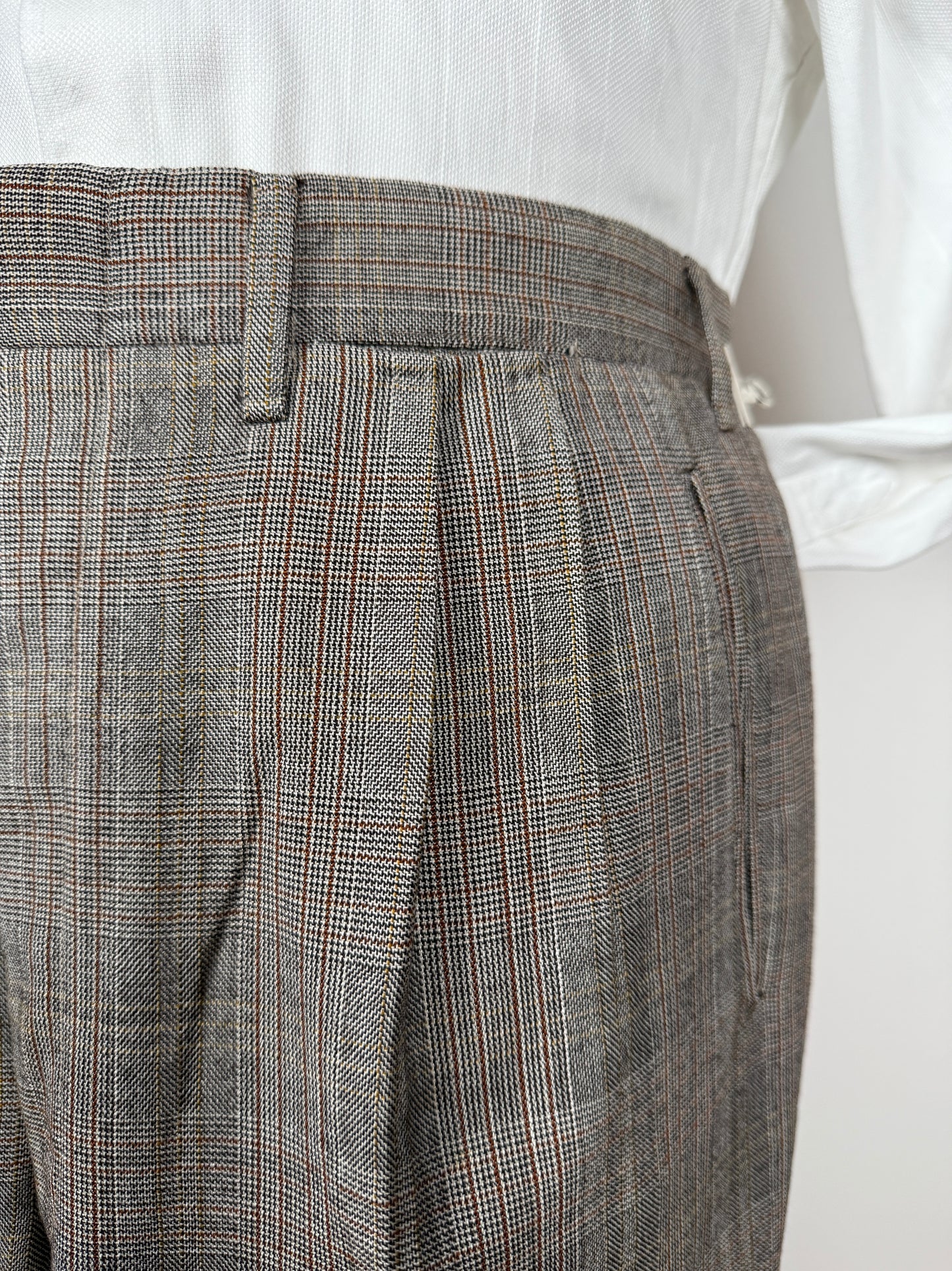Pantaloni sartoriali Galles grisaglia anni ‘50/‘60 - tg. 52/54