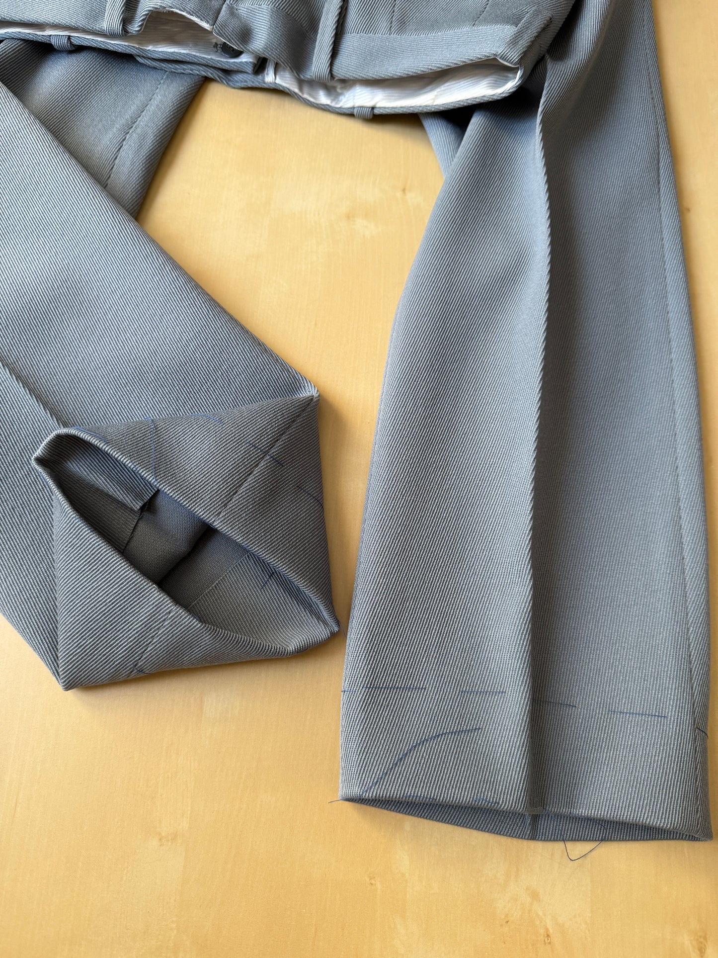 Completo anni ‘60/‘70 in twill a costa spessa carta da zucchero (NOS) - tg. 44