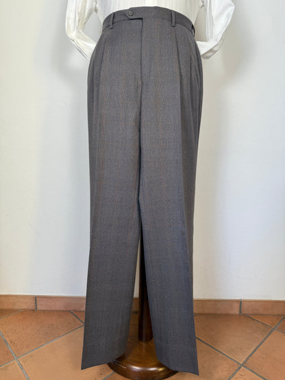 Completo doppiopetto anni ‘70/‘80 flanella principe di Galles (NOS) - tg. 48