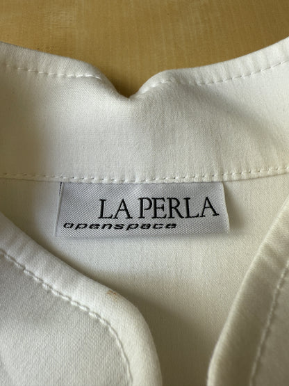 Abito La Perla Openspace bianco in cotone - S/M