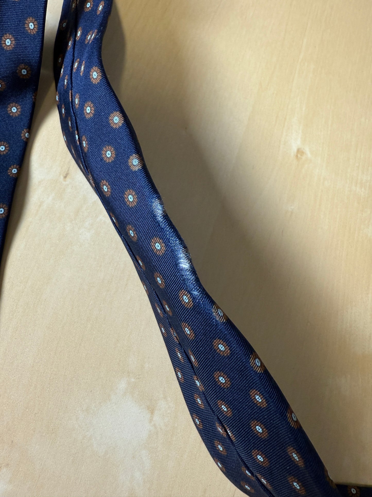 Cravatta Marinella micro fantasia rosette