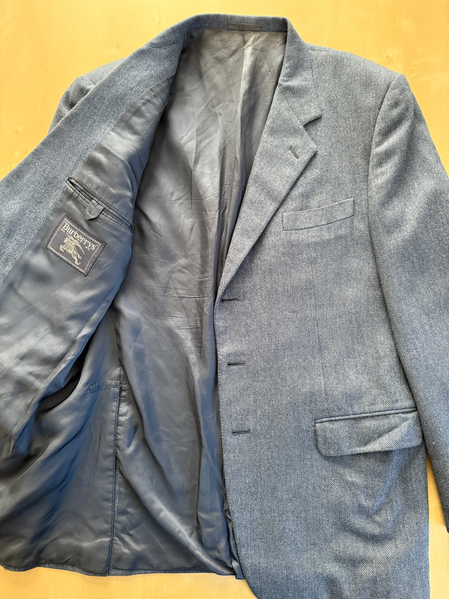 Giacca Burberrys in lana e cashmere blu - tg. 52