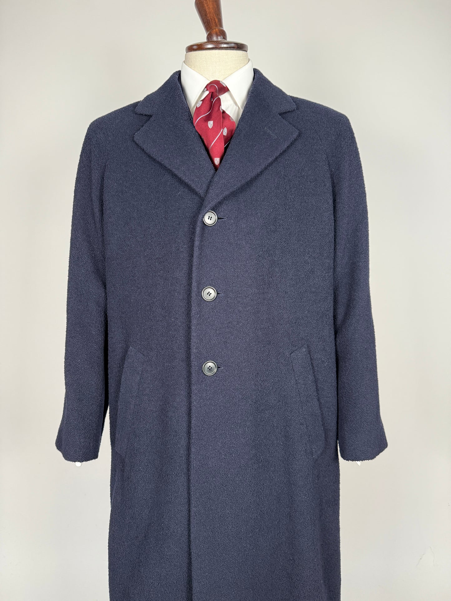 Cappotto raglan E. Zegna in bouclé di lana - tg. 48-52