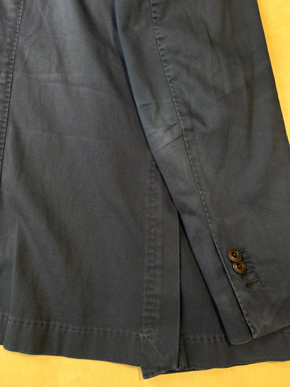 Giacca Boglioli destrutturata in piquet di cotone blu - tg. 54/56