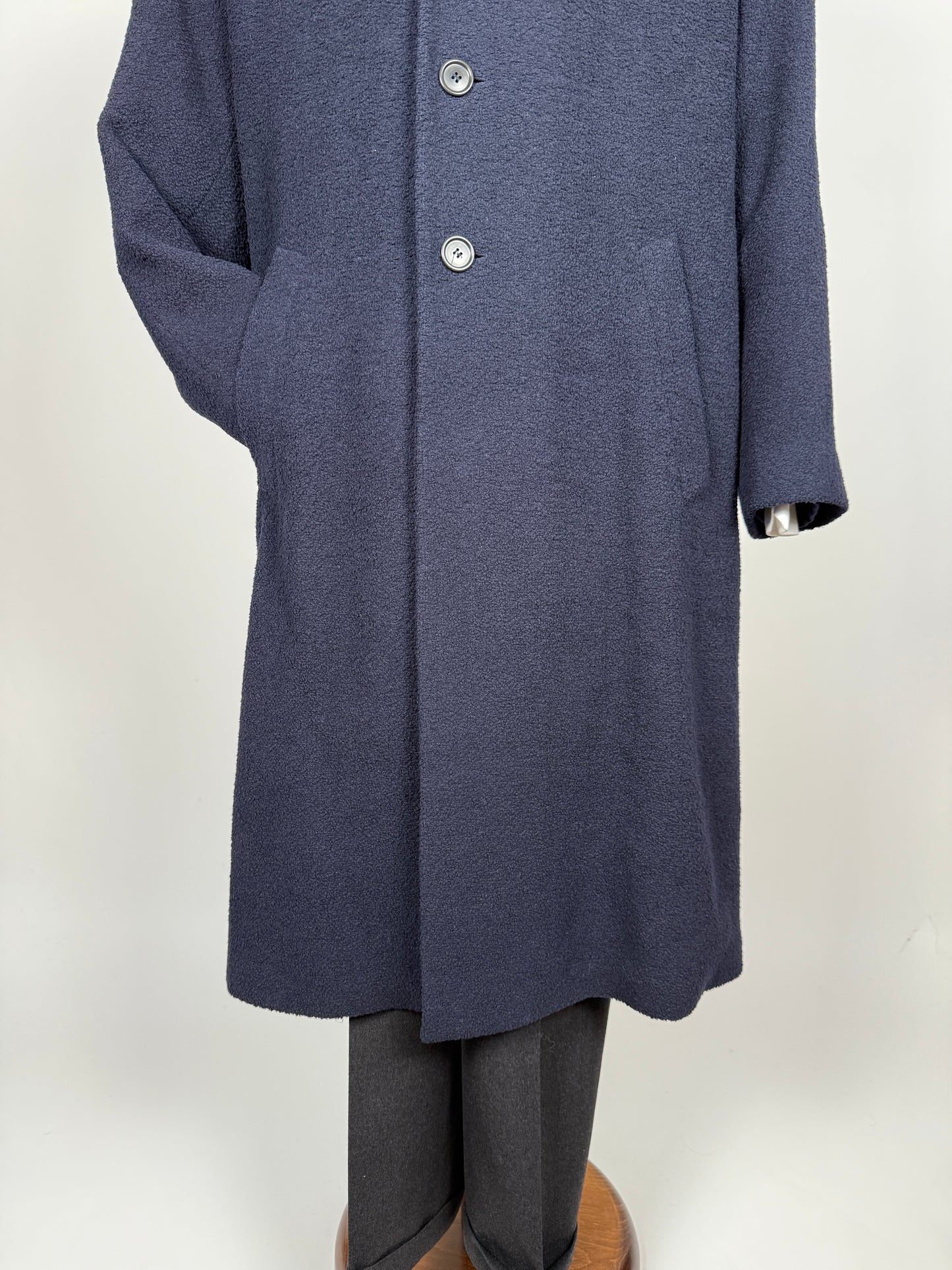 Cappotto raglan E. Zegna in bouclé di lana - tg. 48-52