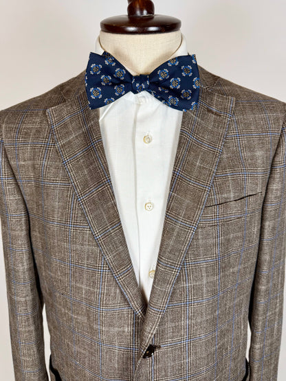 Giacca estiva lino e lana Glen check - tg. 50/52